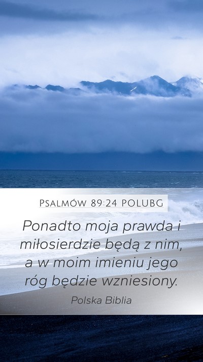 Psalmów 89:24 POLUBG Bible Verse Image