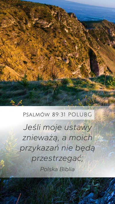 Psalmów 89:31 POLUBG Bible Verse Image