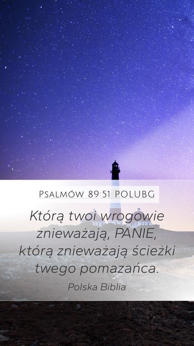 Psalmów 89:51 POLUBG Bible Verse Image