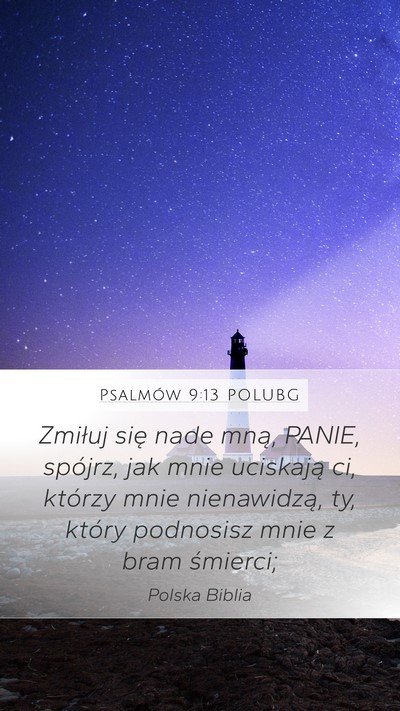 Psalmów 9:13 POLUBG Bible Verse Image
