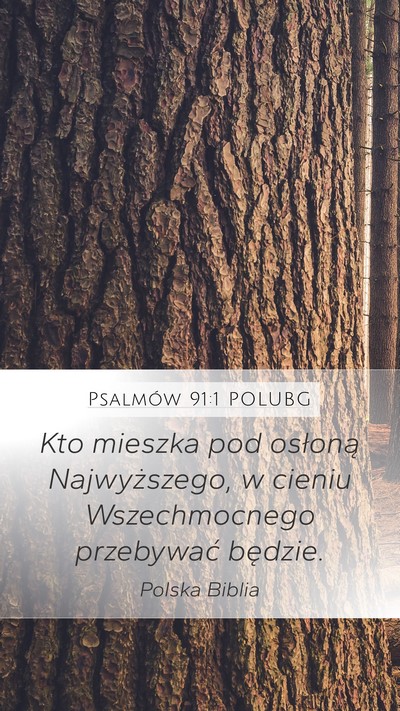Psalmów 91:1 POLUBG Bible Verse Image