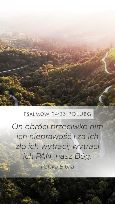 Psalmów 94:23 POLUBG Bible Verse Image