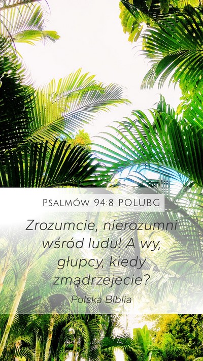 Psalmów 94:8 POLUBG Bible Verse Image