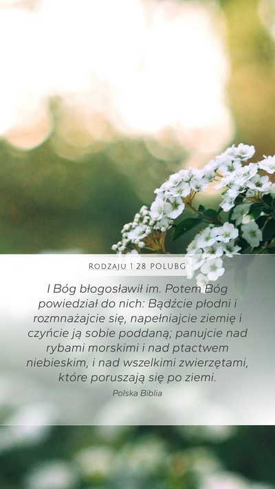 Rodzaju 1:28 POLUBG Bible Verse Image