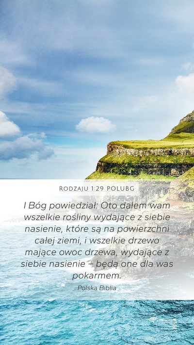 Rodzaju 1:29 POLUBG Bible Verse Image