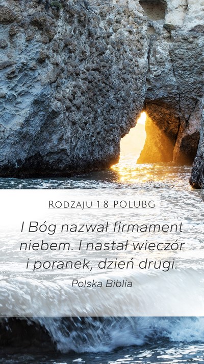 Rodzaju 1:8 POLUBG Bible Verse Image