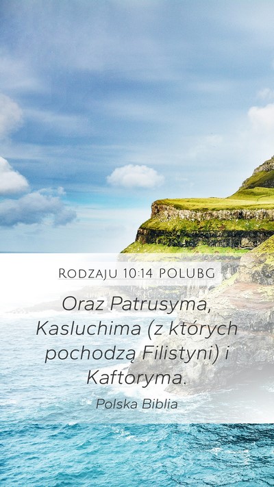Rodzaju 10:14 POLUBG Bible Verse Image