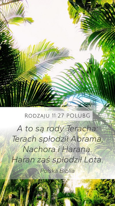 Rodzaju 11:27 POLUBG Bible Verse Image