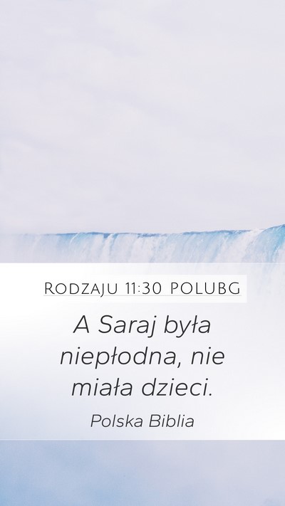 Rodzaju 11:30 POLUBG Bible Verse Image