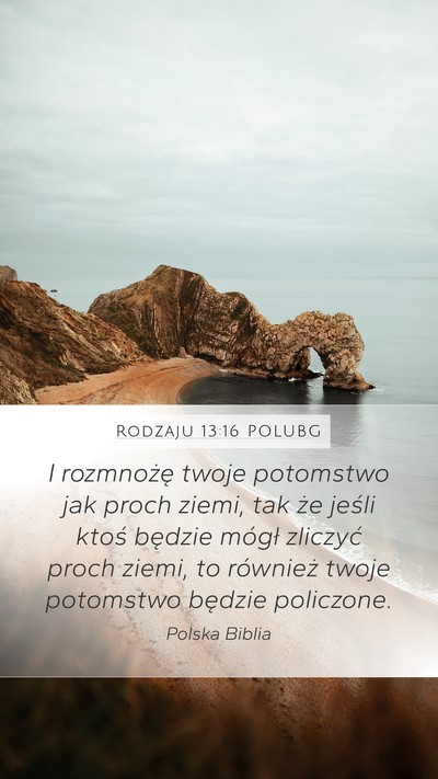 Rodzaju 13:16 POLUBG Bible Verse Image