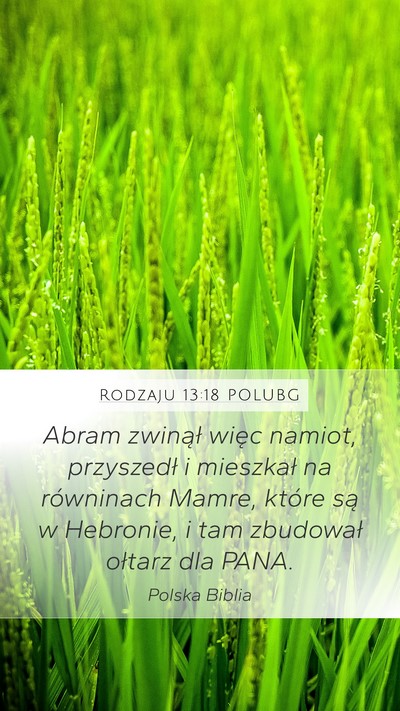 Rodzaju 13:18 POLUBG Bible Verse Image