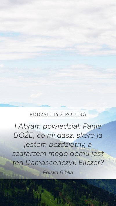 Rodzaju 15:2 POLUBG Bible Verse Image