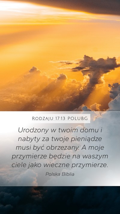 Rodzaju 17:13 POLUBG Bible Verse Image