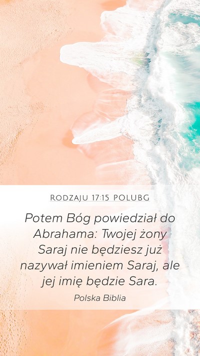 Rodzaju 17:15 POLUBG Bible Verse Image