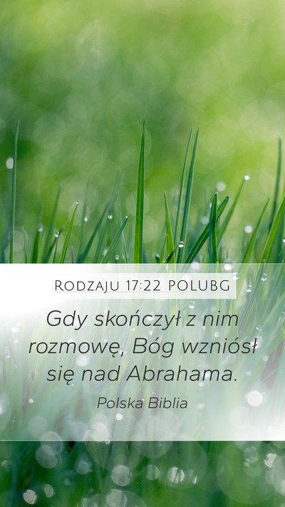 Rodzaju 17:22 POLUBG Bible Verse Image