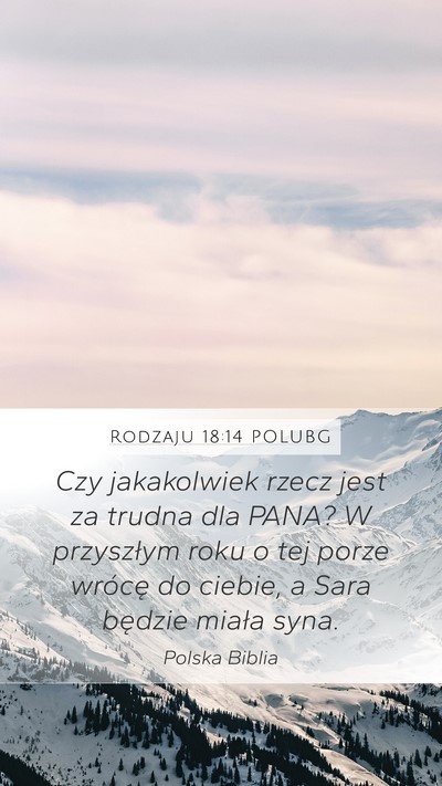 Rodzaju 18:14 POLUBG Bible Verse Image
