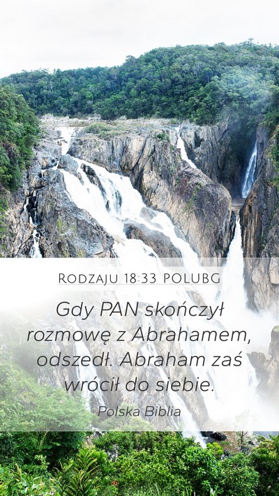 Rodzaju 18:33 POLUBG Bible Verse Image