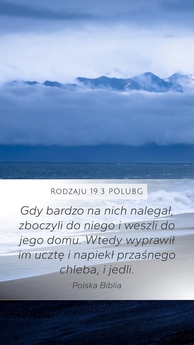 Rodzaju 19:3 POLUBG Bible Verse Image