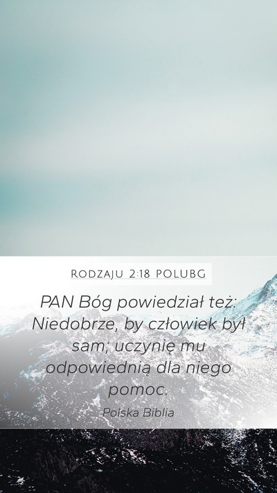 Rodzaju 2:18 POLUBG Bible Verse Image