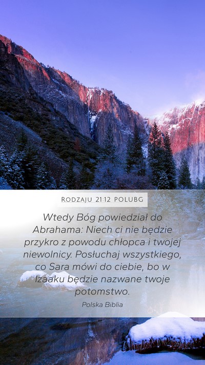 Rodzaju 21:12 POLUBG Bible Verse Image