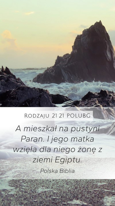 Rodzaju 21:21 POLUBG Bible Verse Image