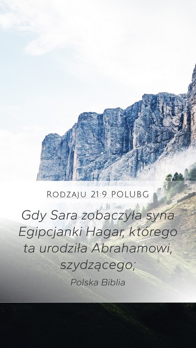 Rodzaju 21:9 POLUBG Bible Verse Image