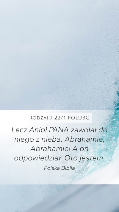 Rodzaju 22:11 POLUBG Bible Verse Image