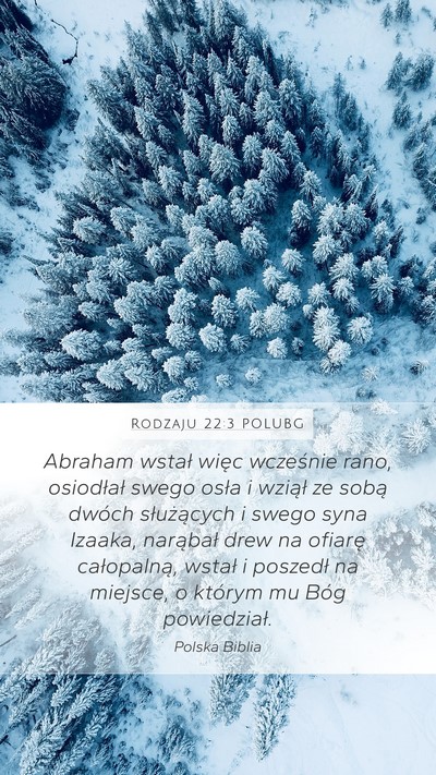 Rodzaju 22:3 POLUBG Bible Verse Image