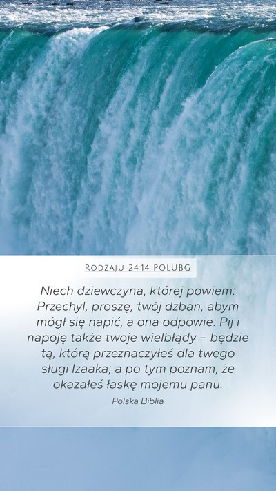 Rodzaju 24:14 POLUBG Bible Verse Image