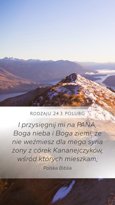 Rodzaju 24:3 POLUBG Bible Verse Image