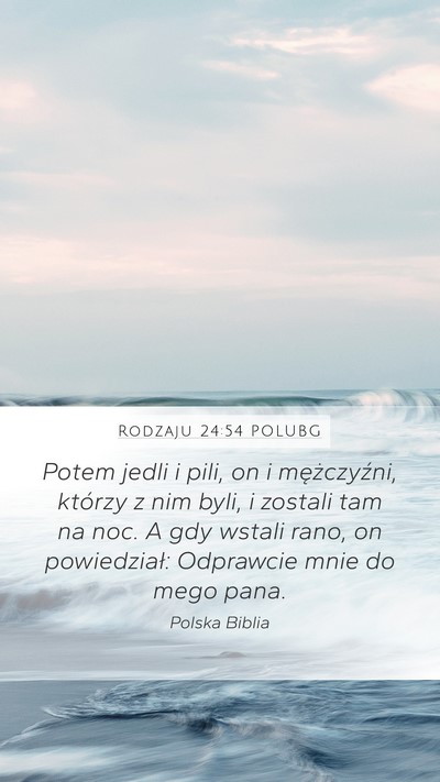 Rodzaju 24:54 POLUBG Bible Verse Image