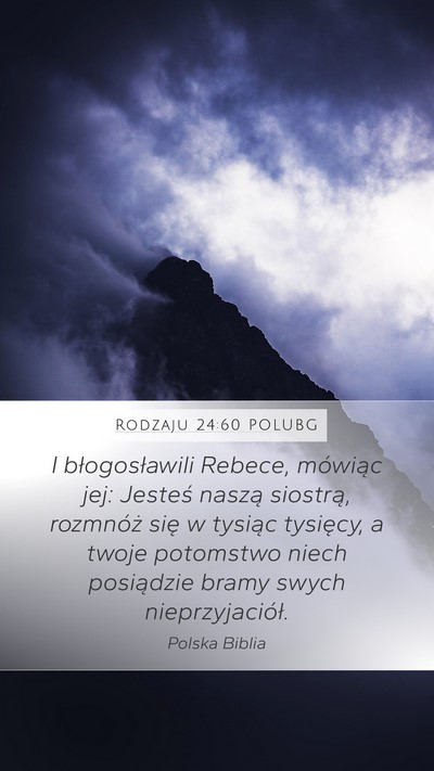 Rodzaju 24:60 POLUBG Bible Verse Image