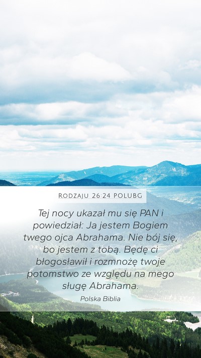 Rodzaju 26:24 POLUBG Bible Verse Image