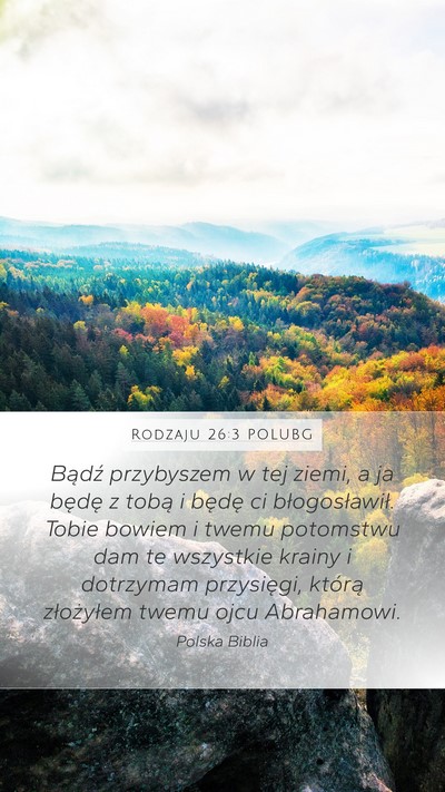 Rodzaju 26:3 POLUBG Bible Verse Image