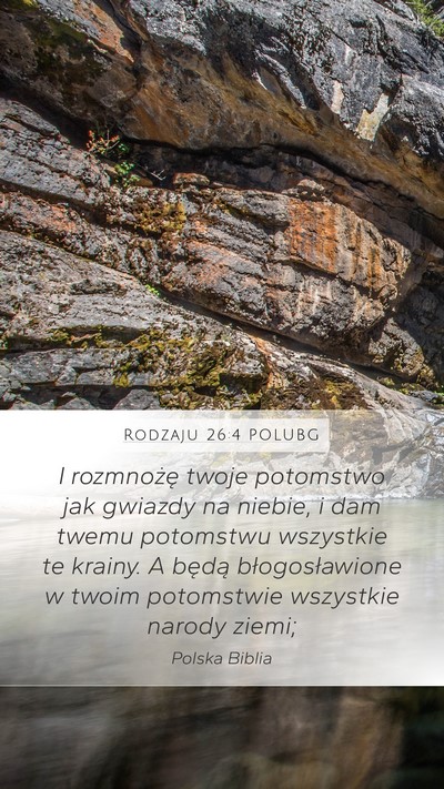 Rodzaju 26:4 POLUBG Bible Verse Image