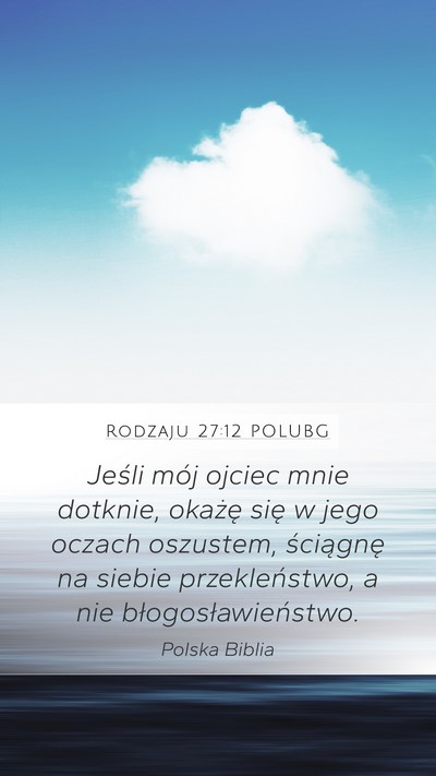 Rodzaju 27:12 POLUBG Bible Verse Image