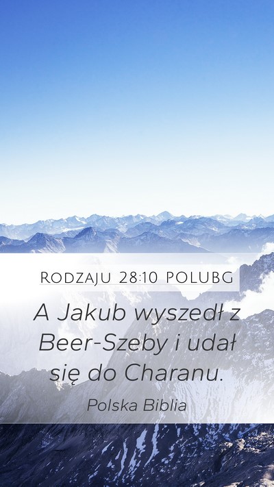 Rodzaju 28:10 POLUBG Bible Verse Image