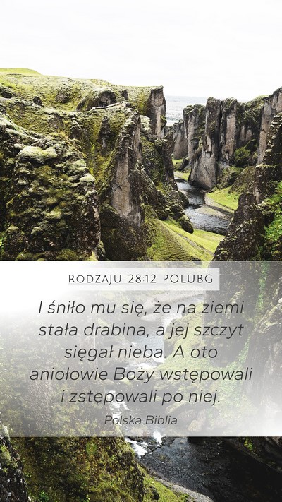 Rodzaju 28:12 POLUBG Bible Verse Image