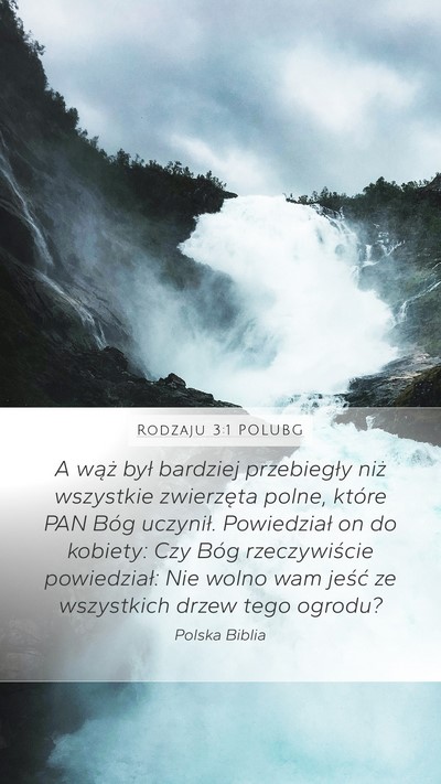 Rodzaju 3:1 POLUBG Mobile Phone Wallpaper - A wąż był bardziej przebiegły niż wszystkie - Mobile Bible Verse Wallpaper