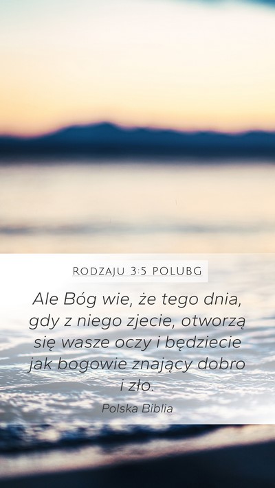Rodzaju 3:5 POLUBG Bible Verse Image