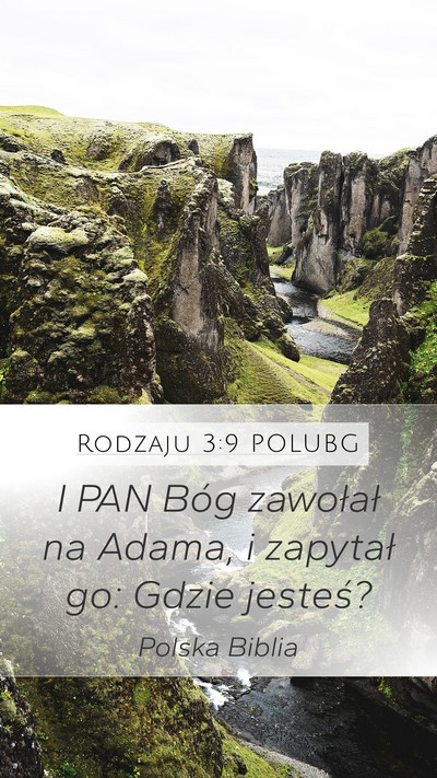 Rodzaju 3:9 POLUBG Bible Verse Image
