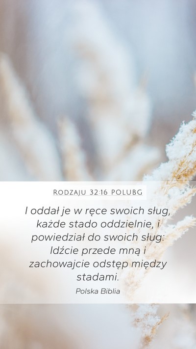 Rodzaju 32:16 POLUBG Bible Verse Image