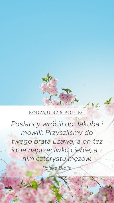 Rodzaju 32:6 POLUBG Bible Verse Image