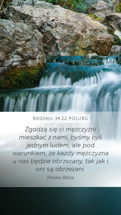 Rodzaju 34:22 POLUBG Mobile Phone Wallpaper - Zgodzą się ci mężczyźni mieszkać z nami, - Mobile Bible Verse Wallpaper