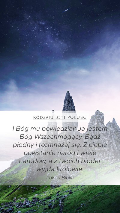 Rodzaju 35:11 POLUBG Bible Verse Image