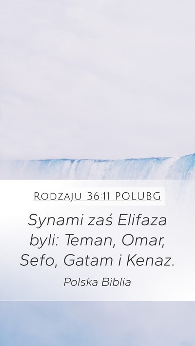 Rodzaju 36:11 POLUBG Bible Verse Image