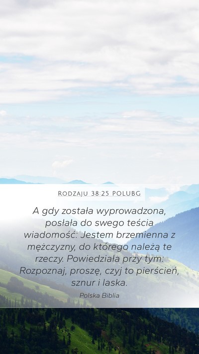 Rodzaju 38:25 POLUBG Bible Verse Image