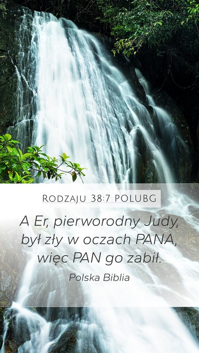 Rodzaju 38:7 POLUBG Bible Verse Image