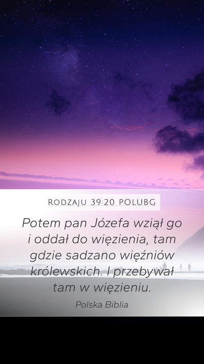 Rodzaju 39:20 POLUBG Bible Verse Image