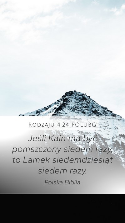 Rodzaju 4:24 POLUBG Bible Verse Image
